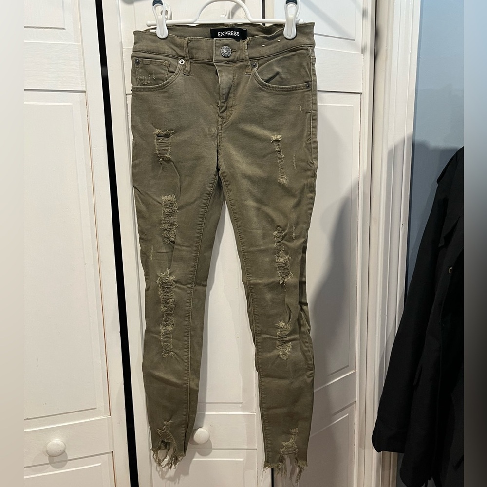 Express mid rise‎ ankle legging size 2R EUC